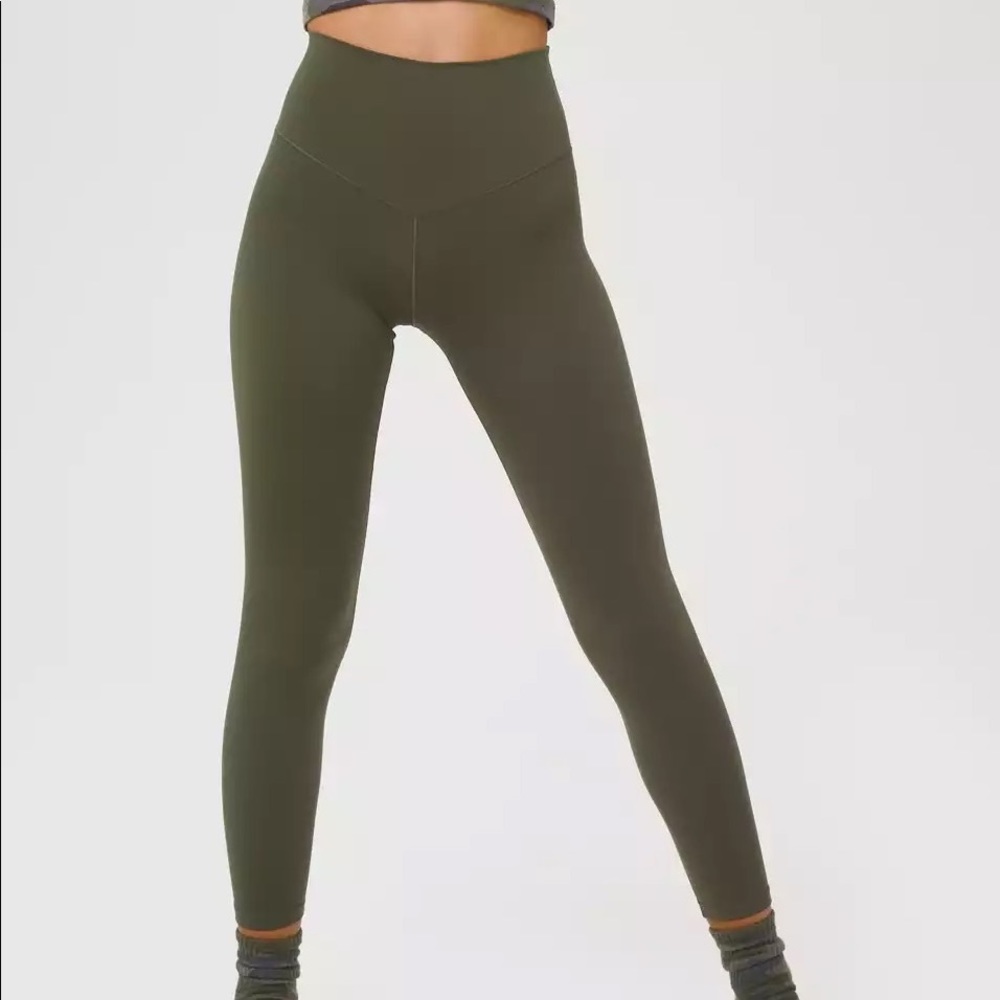 Aerie Offline Olive Green 7/8 High Rise Leggings